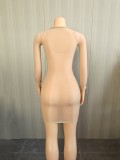 Sexy Super Elastic Glossy See-Through Dress