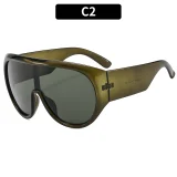 New Style Unisex Large Frame Sports Protective Sunglasses