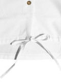Sexy Slim-Fit Two-Piece Set Cropped Shirt & Tie-Detail Button-Front Skirt