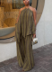 New Style Stylish Halter Neck Sleeveless Irregular Top and Wide-Leg Trousers Set
