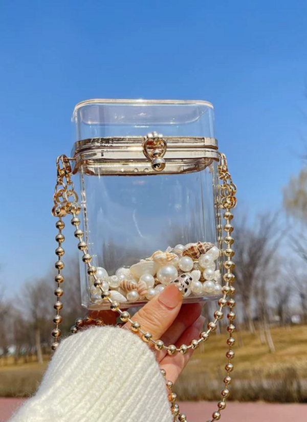 Fashion Acrylic Box Shoulder/Crossbody Bag