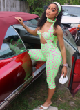 2026 Trendy Polka-Dot Jumpsuit: Strappy Bandeau-Style Halter-Neck and Backless