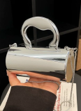New Premium-Style Cylindrical Chain-Handle Bag