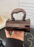 New Premium-Style Cylindrical Chain-Handle Bag