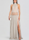 2026 Sexy Halter-Neck Backless Gown With Rhinestone Embellishment and High Slit