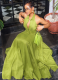 Stylish Halter-Neck Sleeveless V-Neck Slim-Fit Button-Front Dress