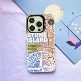 American Graffiti Phone Case For iPhone 17Air 16 15 14 13 12 11 Pro Max Plus XS XR MINI Anti-fall Colorful Silver IMD Back Cover