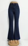 Stylish Slim-Fit Stretchy High-Waisted Butt-Lifting Flared Jeans