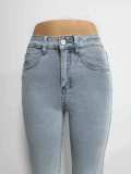 Stylish Slim-Fit Stretchy High-Waisted Butt-Lifting Flared Jeans