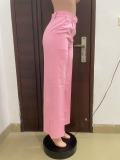 High Waist Sretchy Straight Wide Leg Casual Trouser Suitable For All Seasons OD-Y6012
