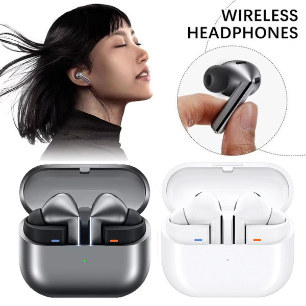 Copy SAMSUNG Galaxy Buds3 Pro (2024, ANC) Water Resistant, AI Real-Time Language Interpreter, True Wireless Bluetooth 5.4 Earbuds, Hi-Fi, Noise Cancelling, Touch Control, International Model R630 (Silver)