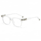 Classic anti-blue light glasses featuring a square-frame design; suitable for both men and women. Available in black or transparent frames—ideal for wear while using a computer.