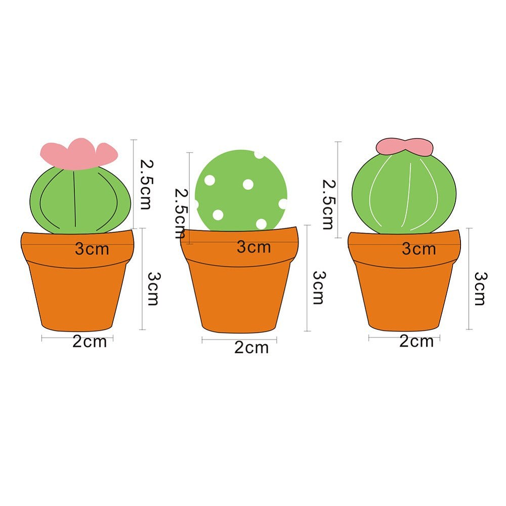 Needle Felting Kit 4x5cm 3 Pack Cactus Needle Felting Wool With Argil Base Wool Diy Wool