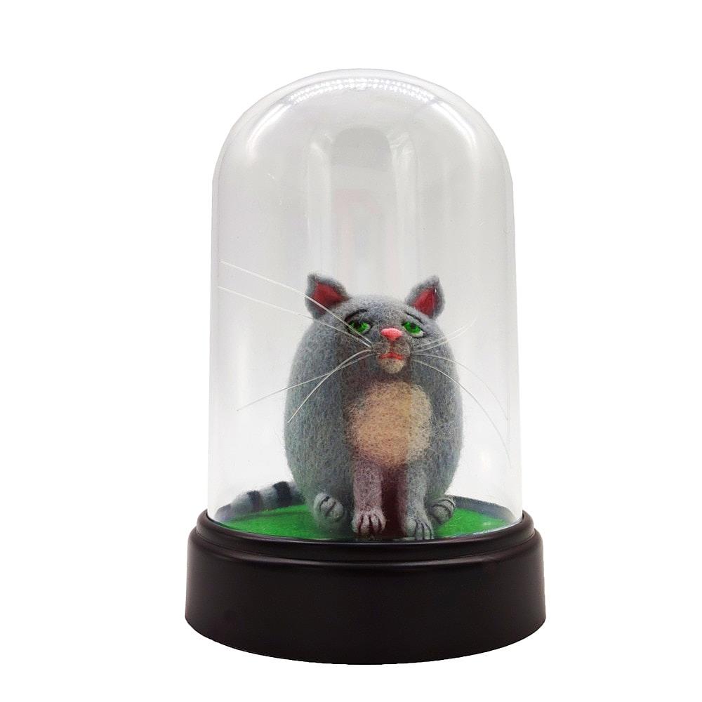 Feltsky Fat Cat Needle Felting Kit Animal Felting Kits in Acrylic Cover - Needles, Finger Guards, Foam Mat Feltsky Fat Cat Needle Felting Kit Animal Felting Kits in Acrylic Cover - Needles, Finger Guards, Foam Mat