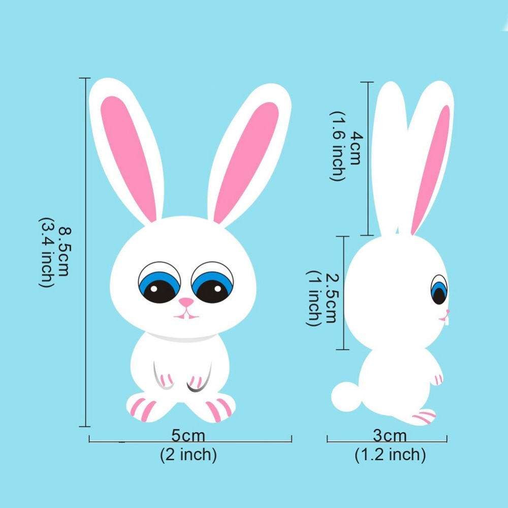 Rabbit On Rope Needle Felting Kit 4" Easy Adorable for Beginner Gift Set