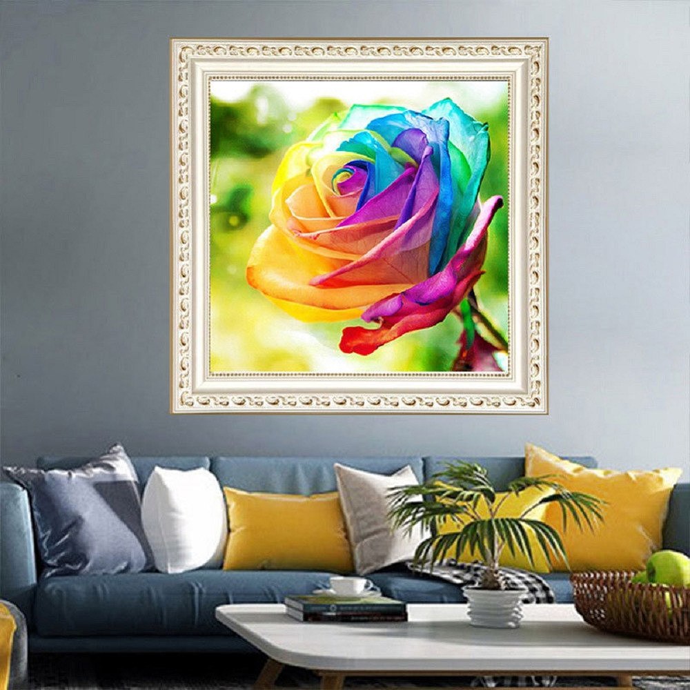 Unicorn And Flower 5d Diamond Painting Kits Drill Rhinestone Eco