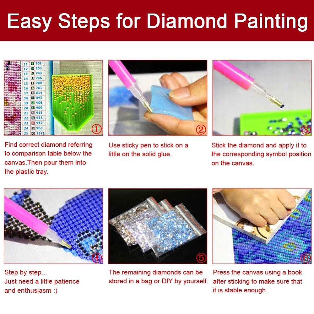 Lion And Fox 5d Diamond Painting Kits Drill Rhinestone Eco