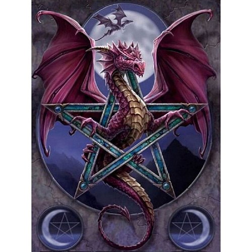 Dragon 5d Diamond Painting Kits Eco Friendly Diy Craft For Home