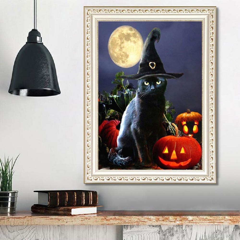 Wizard Cat 5d Diamond Painting Kits Eco Friendly Diy Art Craft For
