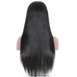 Ulovewigs Pre Plucked Human Virgin Hair Transparent Lace Front Wig  Free Shipping(ULW0014)