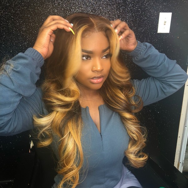 Ulovewigs SUMMERELLA Style Pre Plucked Human Hair Lace Feont wigs (ULW0028)