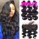 Ulovewigs 300% Density Pre Plucked Body Wave  Wigs Made By Human Hair Bundles and Frontal(13*4) With Free Shipping (ULW0055)