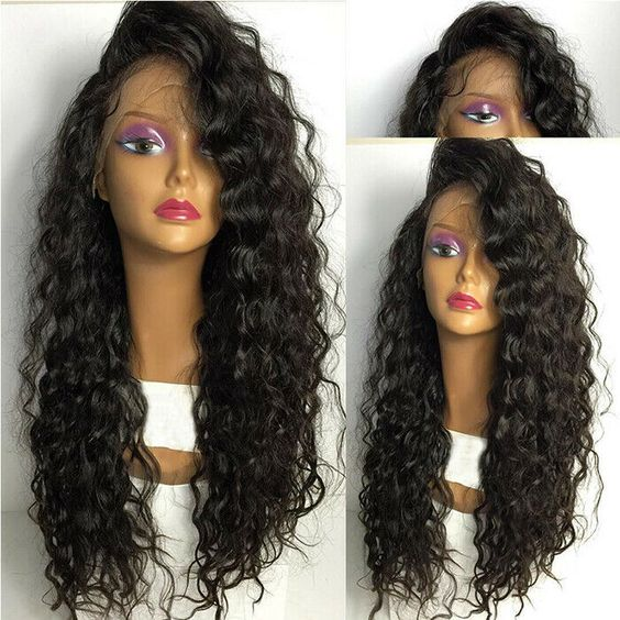 Ulovewigs Human Virgin Hair Wave Pre Plucked 13*6Lace Front Wig Free Shipping (ULW0078)