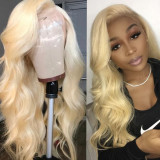 Ulovewigs Human Virgin Hair 613 Color Pre Plucked Lace Front Wig Free Shipping (ULW0096)
