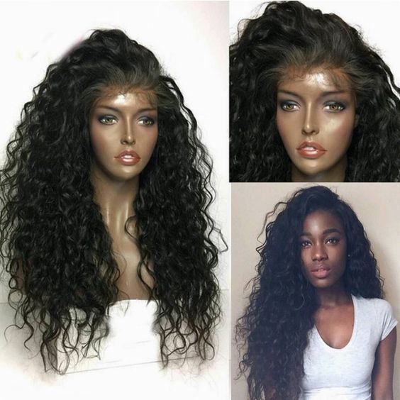 Ulovewigs Human Virgin Hair Pre Plucked Transparent Lace Front Wig  Free Shipping(ULW0102)