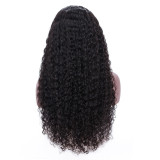 Ulovewigs Human Virgin Hair Wave Pre Plucked Transparent Lace Front Wig  Free Shipping (ULW0091)