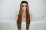 Ulovewigs Human Virgin Hair Goddess Style Pre Plucked Transparent Lace Front Wig Free Shipping(ULW0123)