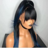 Ulovewigs Human Virgin Hair Pre Plucked Transparent Lace Front Wig  Free Shipping (ULW0131)