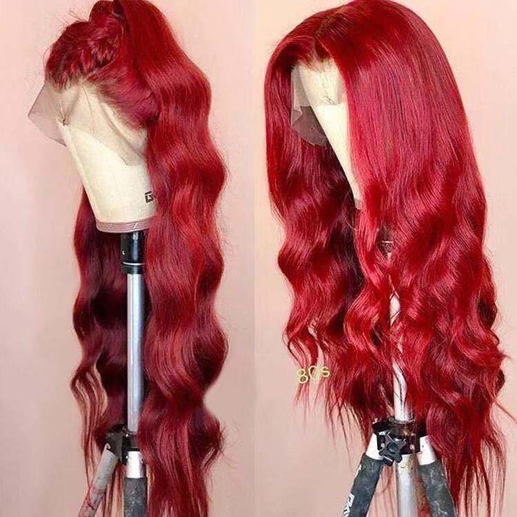 Ulovewigs Human Virgin Hair Pre Plucked Lace Front  Wig Free Shipping (ULW0201)