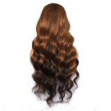 Ulovewigs Human Virgin Hair Pre Plucked Transparent Lace Front Wig Free Shipping (ULW0165)