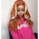 Ulovewigs Human Virgin Hair Pre Plucked Lace Front Wig  Free Shipping (ULW0227)