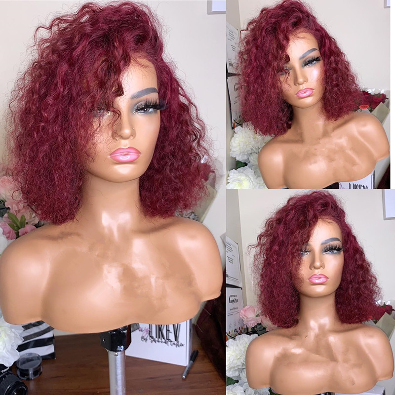 Ulovewigs Human Virgin Hair Pre Plucked Lace Front Wig  Free Shipping (ULW0226)