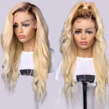 Ulovewigs Human Virgin Hair Pre Plucked Lace Front Wig  Free Shipping (ULW0230)