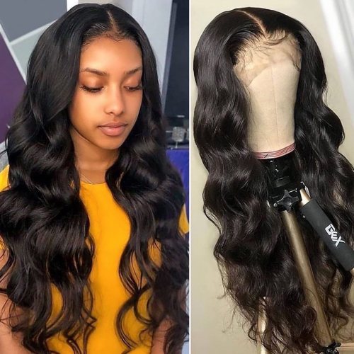 Ulovewigs Human Virgin Hair Pre Plucked 13*6 Lace Front Wig  Free Shipping (ULW0268)