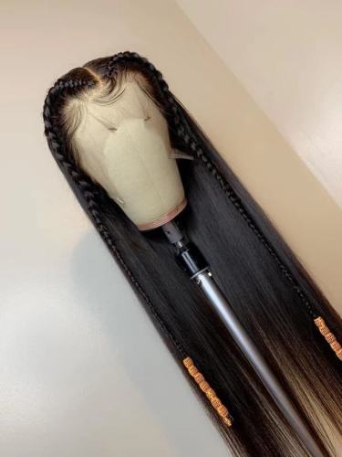 Ulovewigs Human Virgin Hair Pre Plucked 13*6 Lace Front Wig  Free Shipping (ULW0304)