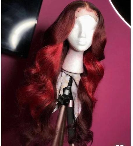 Ulovewigs Human Virgin Hair Pre Plucked 13*6 Lace Front Wig  Free Shipping (ULW0301)