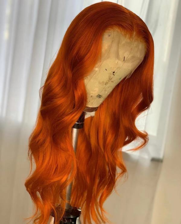 Ulovewigs Human Virgin Hair Pre Plucked Transparent Lace Front Wig   Free Shipping (ULW0318)