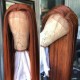 Ulovewigs Human Virgin Hair Pre Plucked Transparent Lace Front Wig  Free Shipping (ULW0328)