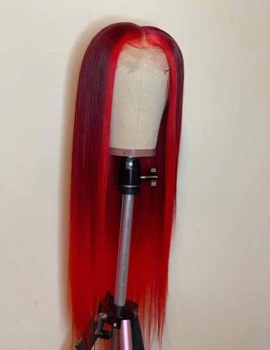 Ulovewigs Human Virgin Hair Pre Plucked Transparent Lace Front Wig  Free Shipping (ULW0339)