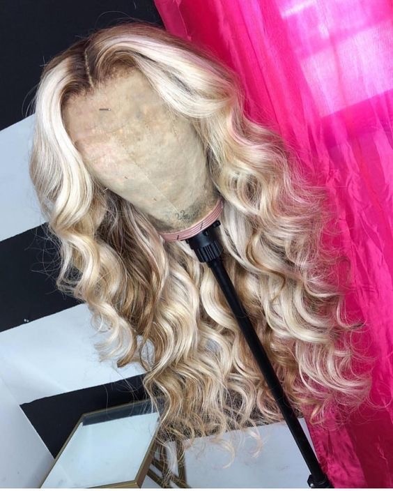 Ulovewigs Human Virgin Hair Pre Plucked Transparent Lace Front Wig Free Shipping (ULW0368)