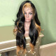 Ulovewigs Human Virgin Hair Pre Plucked Transparent Lace Front Wig  Free Shipping (ULW0223)
