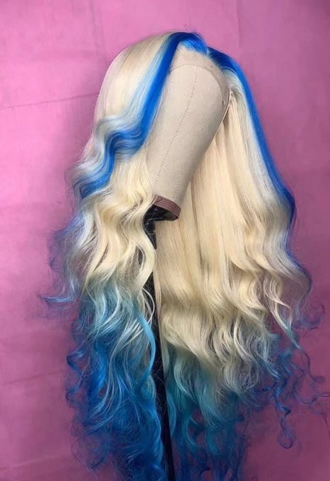 Ulovewigs Human Virgin Hair Pre Plucked Lace Front Wig  Free Shipping (ULW0413)