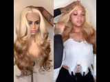 Ulovewigs Human Virgin Hair Pre Plucked Lace Front Wig  Free Shipping (ULW0386)