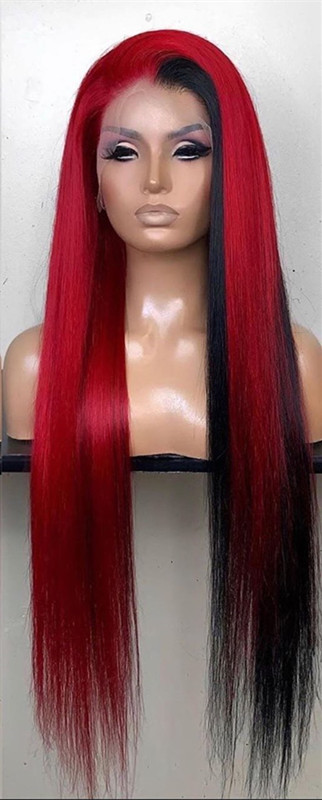 Ulovewigs Human Virgin Hair Pre Plucked Transparent Lace Front Wig  Free Shipping (ULW0429)