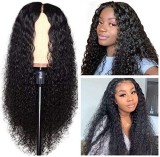 Ulovewigs Human Virgin Hair Pre Plucked Transparent Lace Front Wig  Free Shipping (ULW0440)