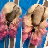 Ulovewigs Human Virgin Hair Pre Plucked Lace Front Wig  Free Shipping (ULW0453)
